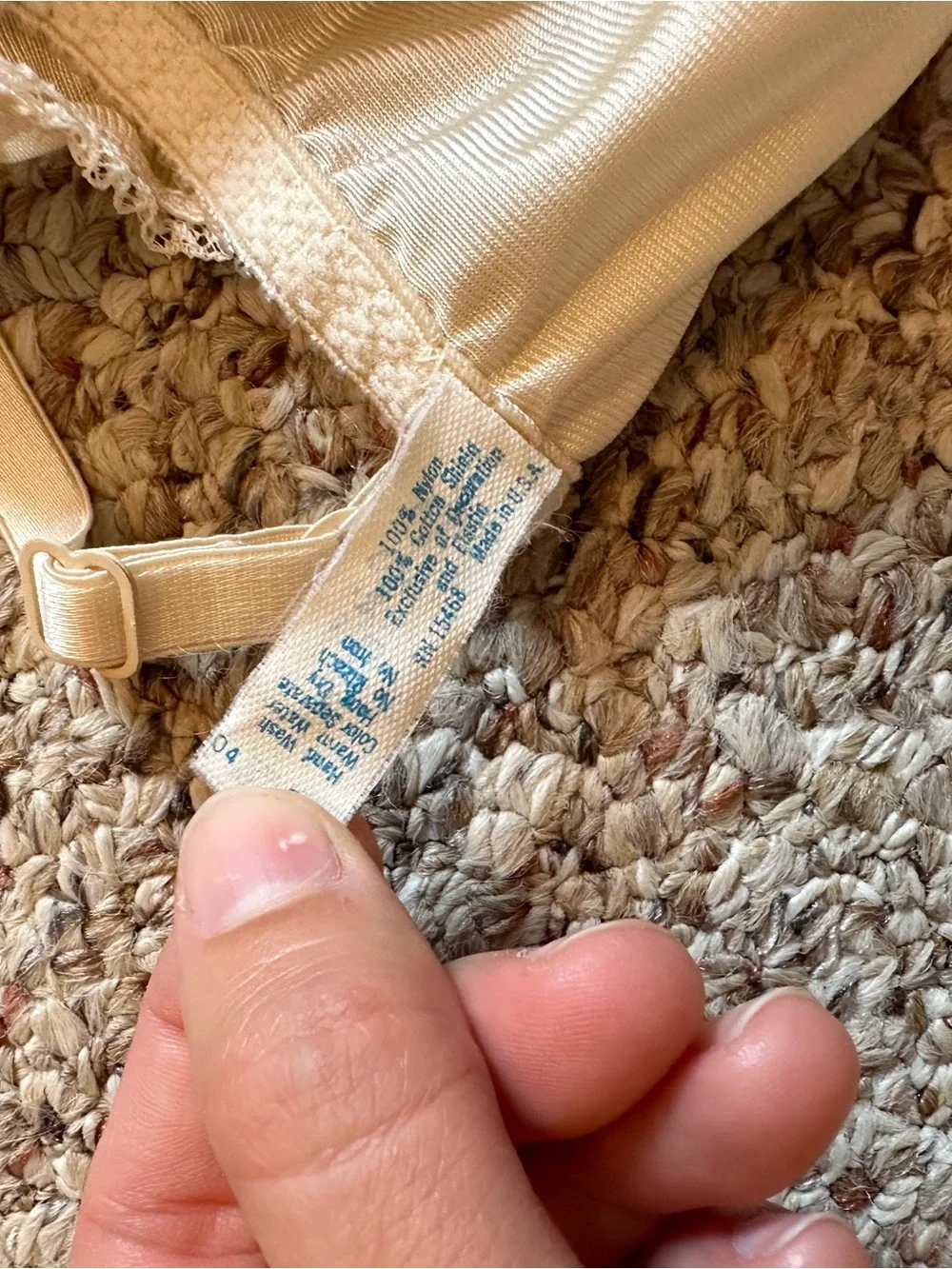 Vintage Ivory Lace Trim Satin Teddy Bodysuit - Women Intimates - Picture 5 of 5